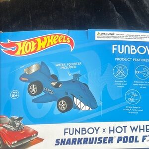 Funboy hot wheels Blue Sharkruiser Pool Float
